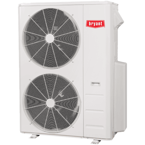 Bryant Evolution Multi-Zone High-Heat Heat Pump with Basepan Heater.
