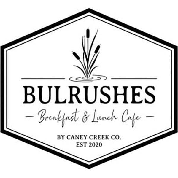Bulrushes Cafe logo.